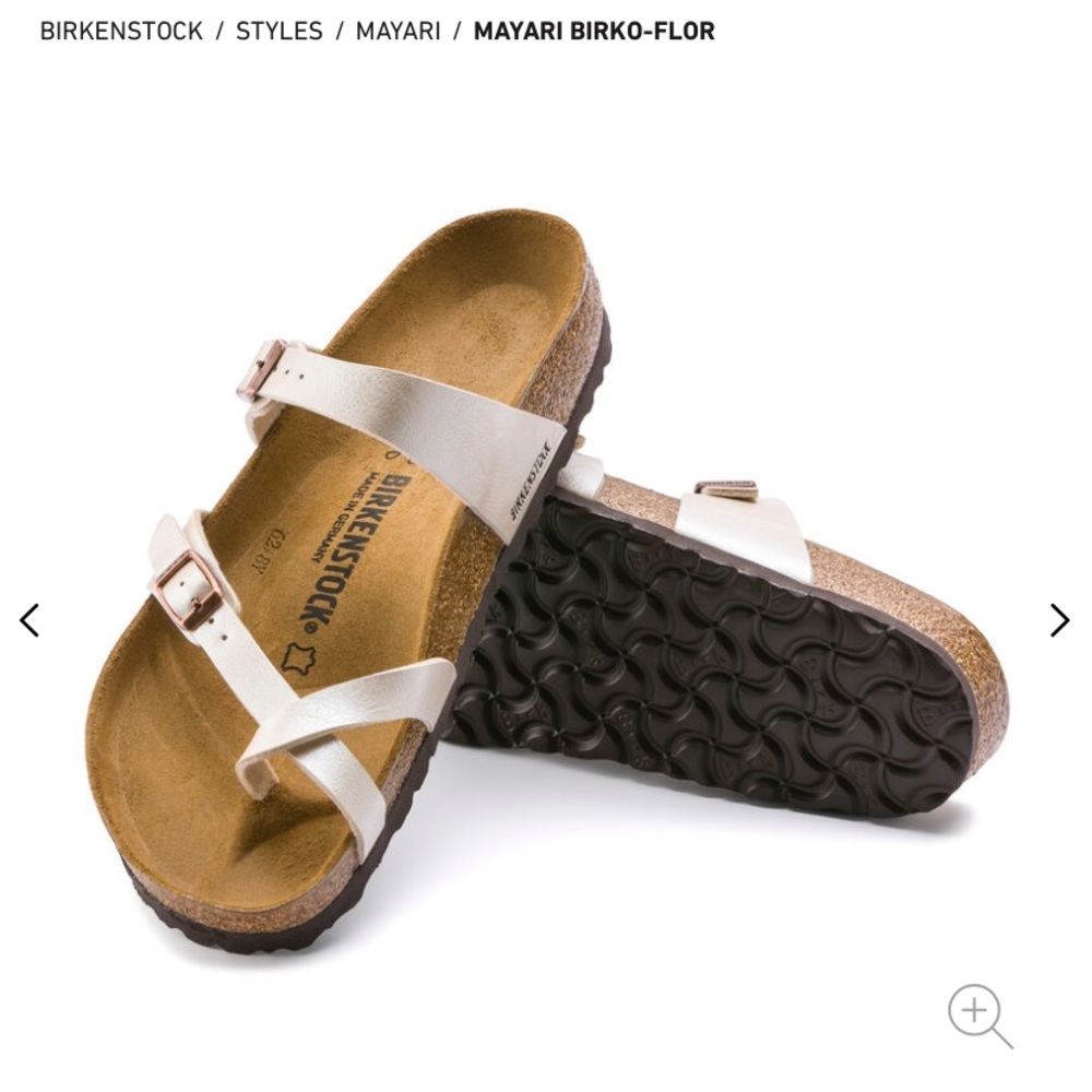 Birkenstock Mayari in graceful pearl white NWT